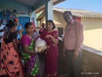 Foodgrain distribution at Antharvaredi -Kalechiwadi